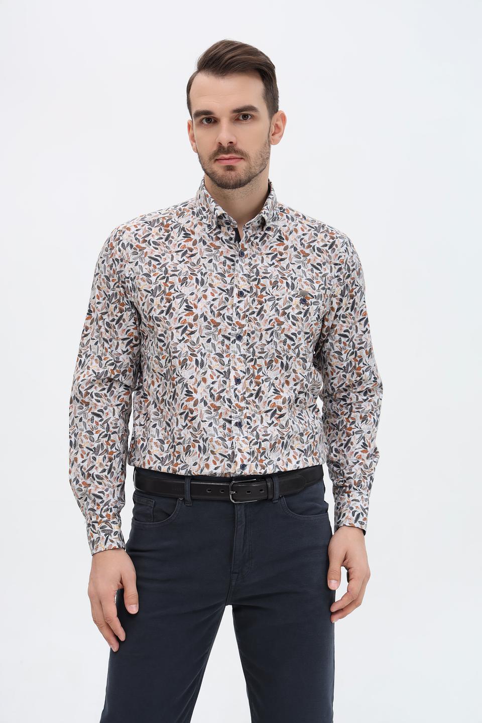Рубашка Casa Moda с принтом