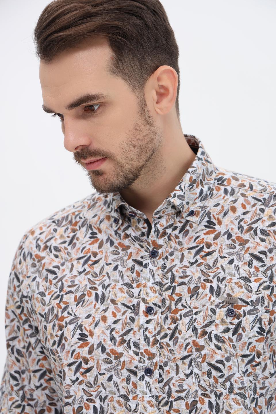 Рубашка Casa Moda с принтом