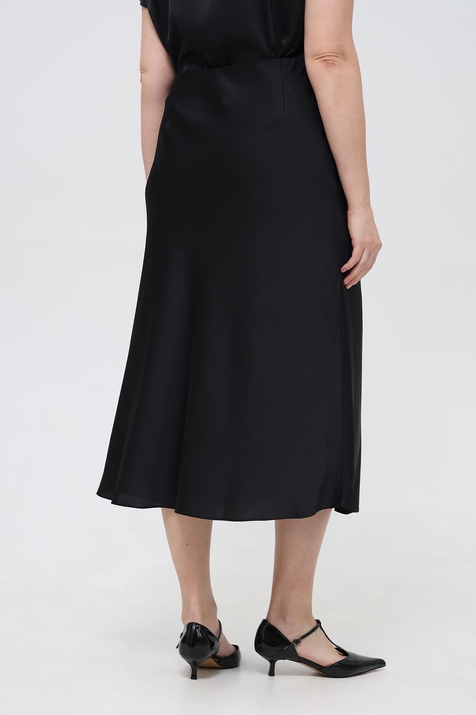 Юбка Betty and Co атласная черная