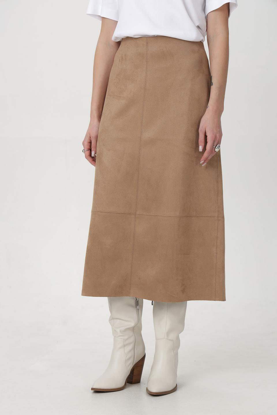 Юбка Bianca из эко-замши