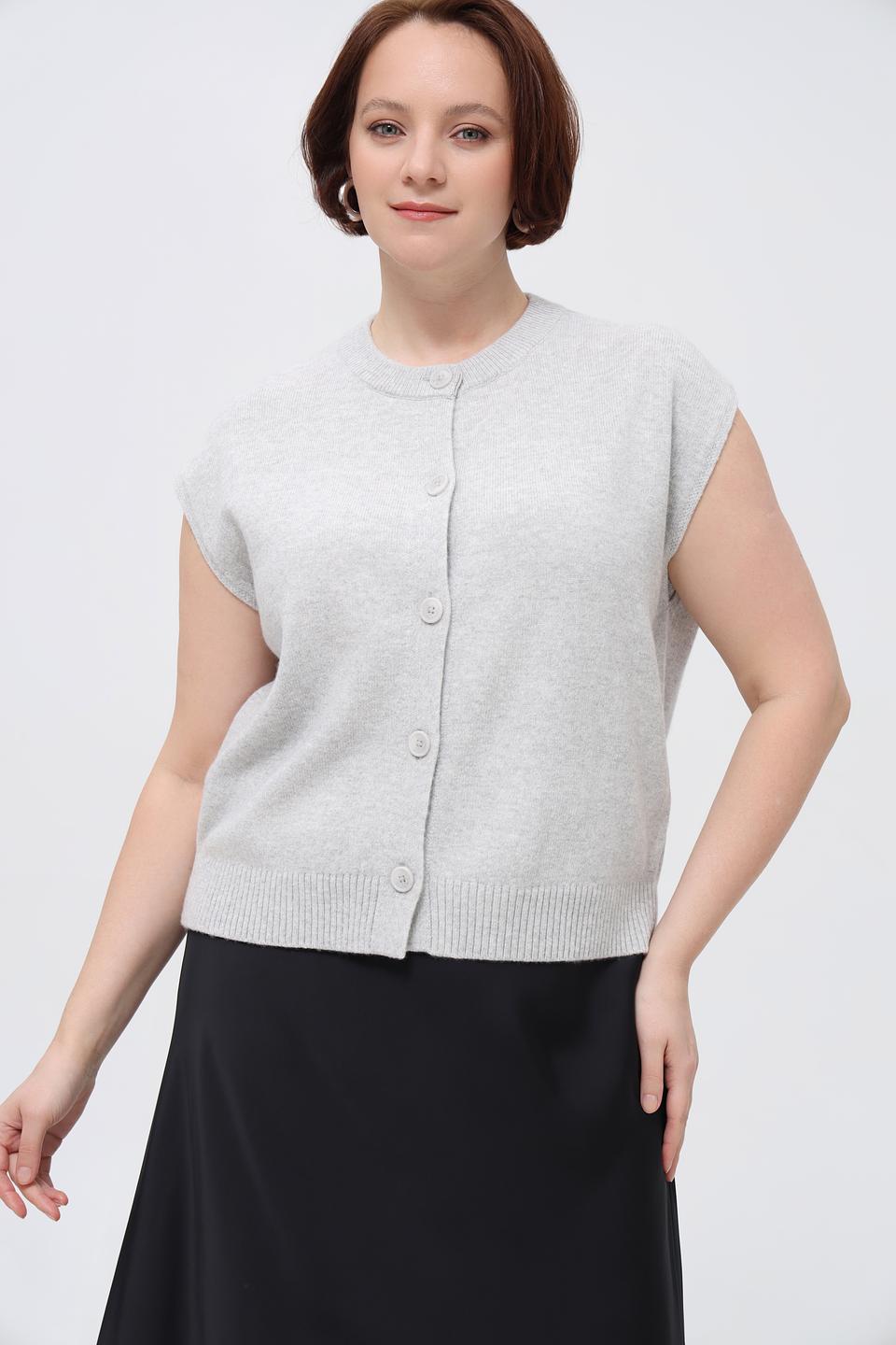 Жилет Lecomte женский серый