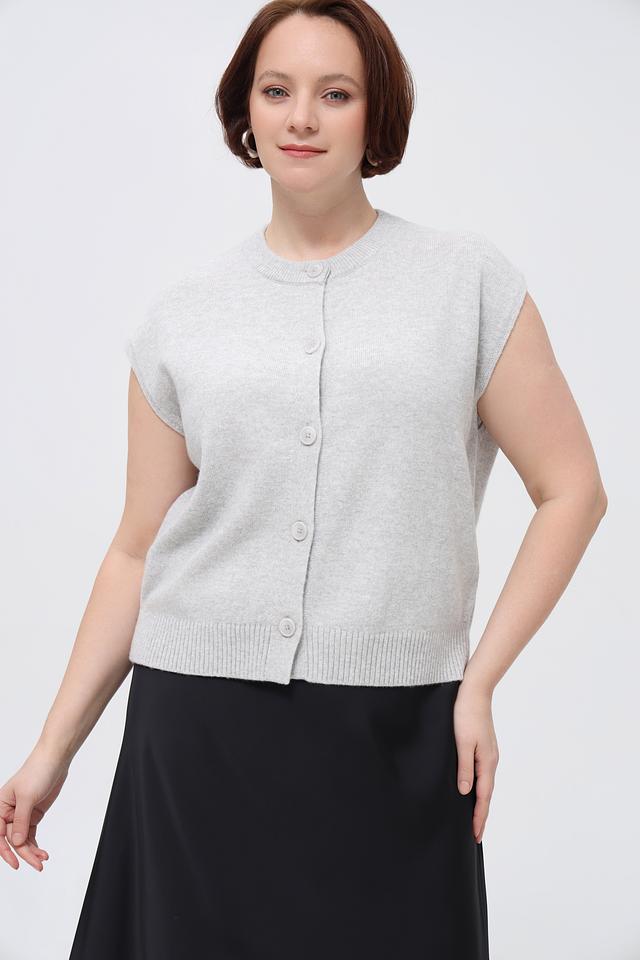 Жилет Lecomte женский серый