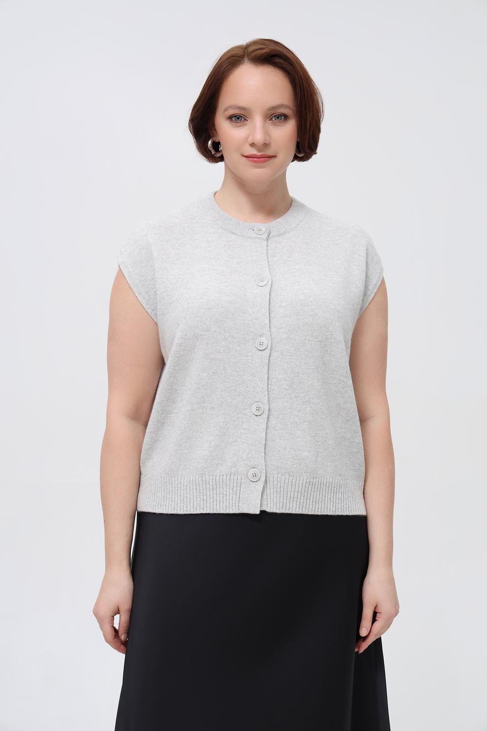 Жилет Lecomte женский серый