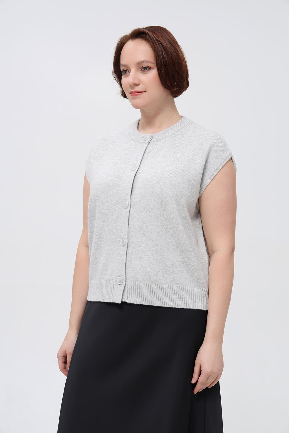 Жилет Lecomte женский серый