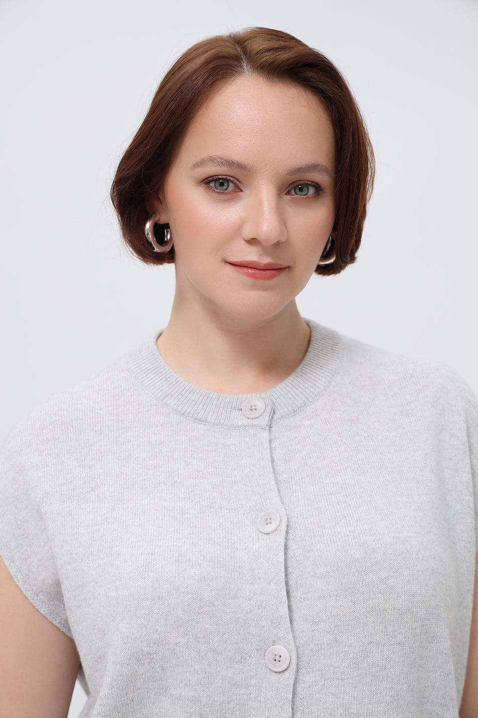 Жилет Lecomte женский серый