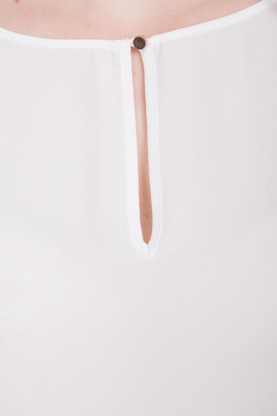 Блуза s.Oliver PREMIUM белая с вырезом