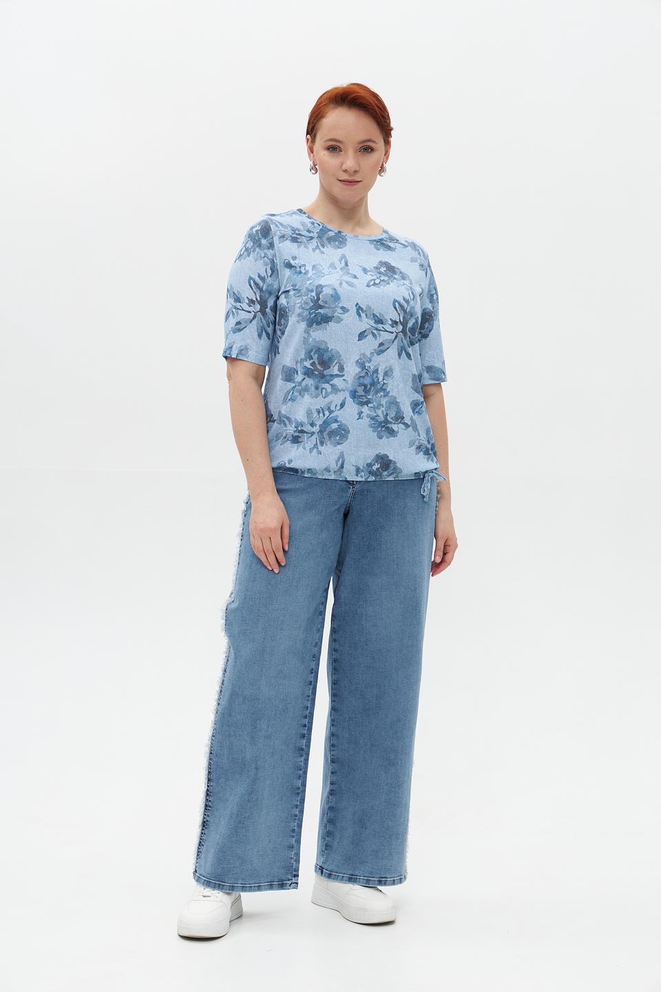 Джинсы Ppep клеш голубые