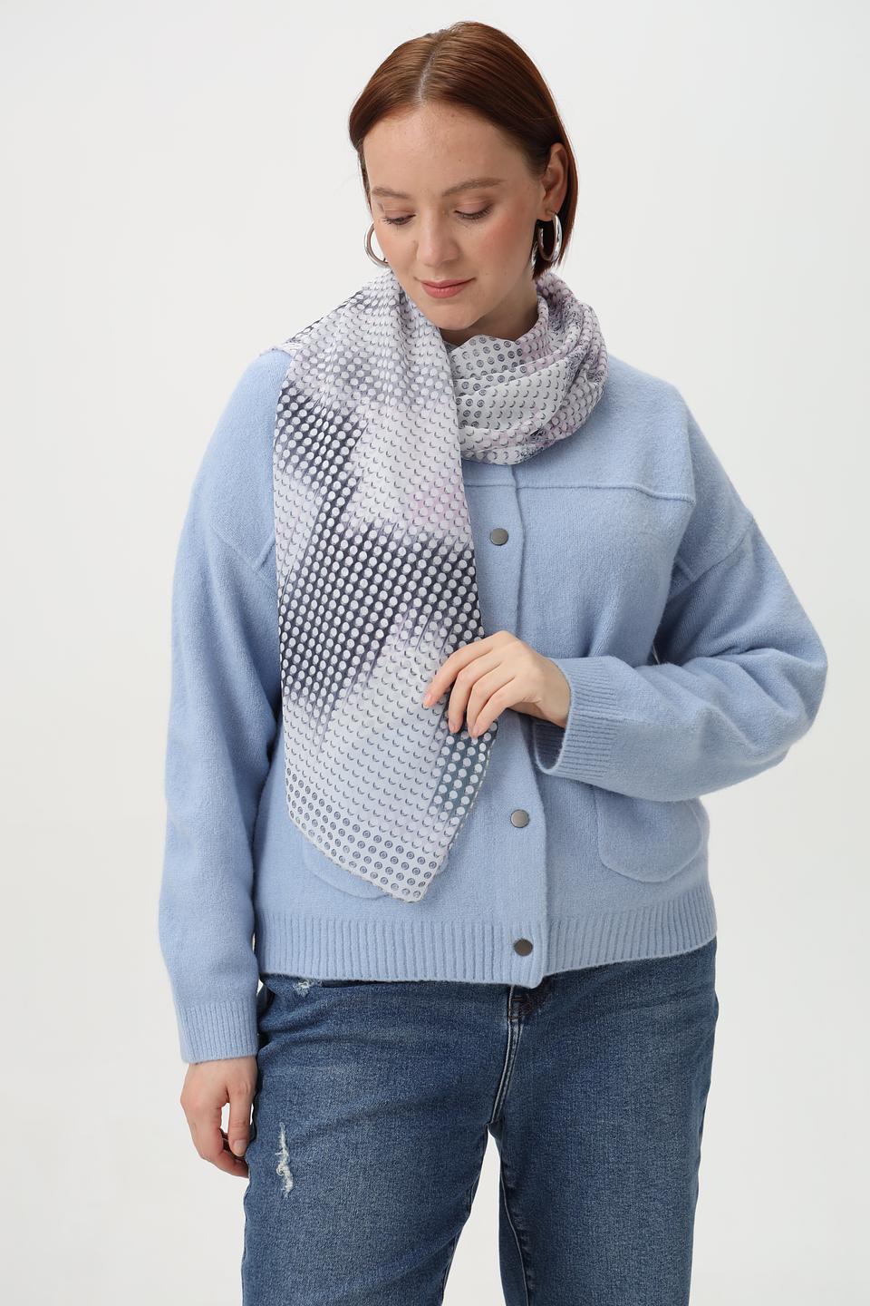 Шарф Frank Walder с геометрическим принтом