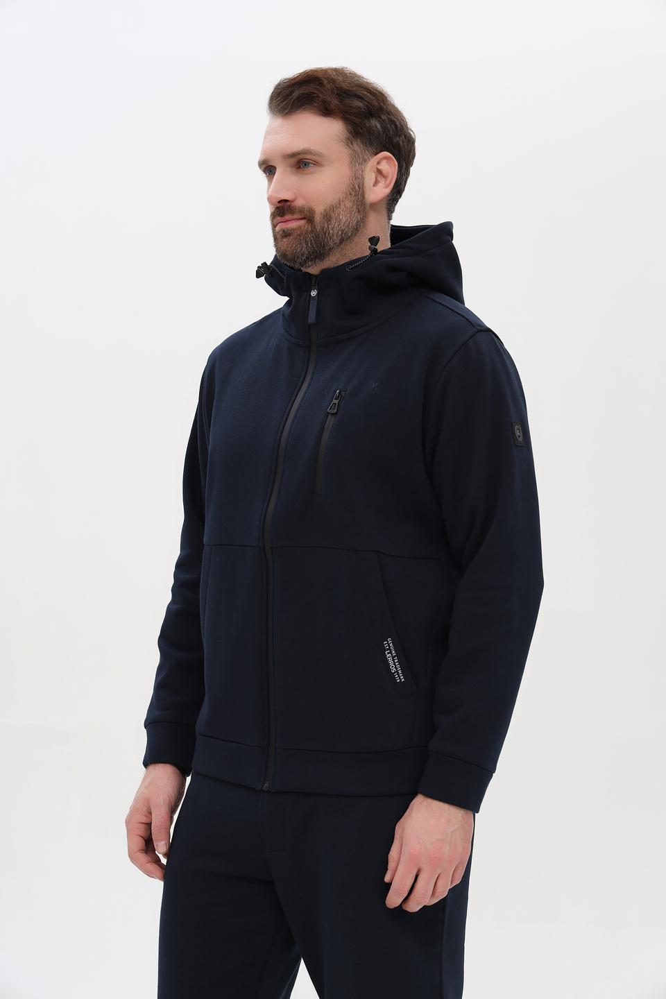 Кардиган Lerros с капюшоном тёмно-синий