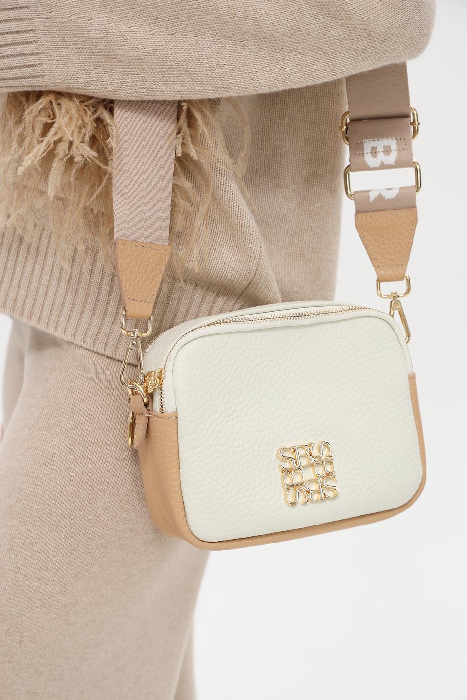 Сумка Sara Burglar жен. бежево-белая