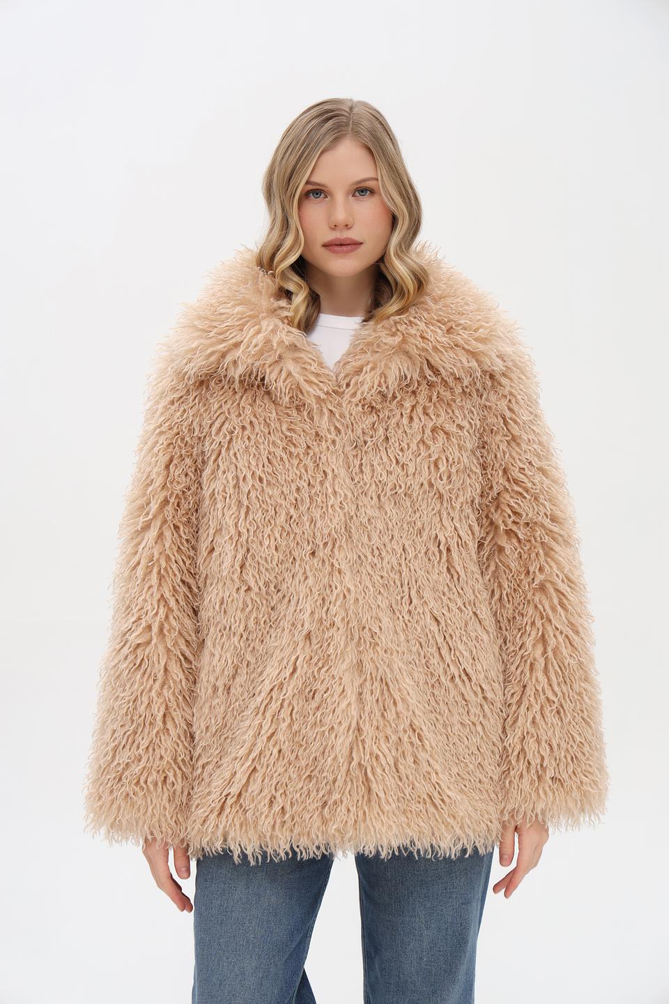Куртка Shade из искусственного меха кремовый
