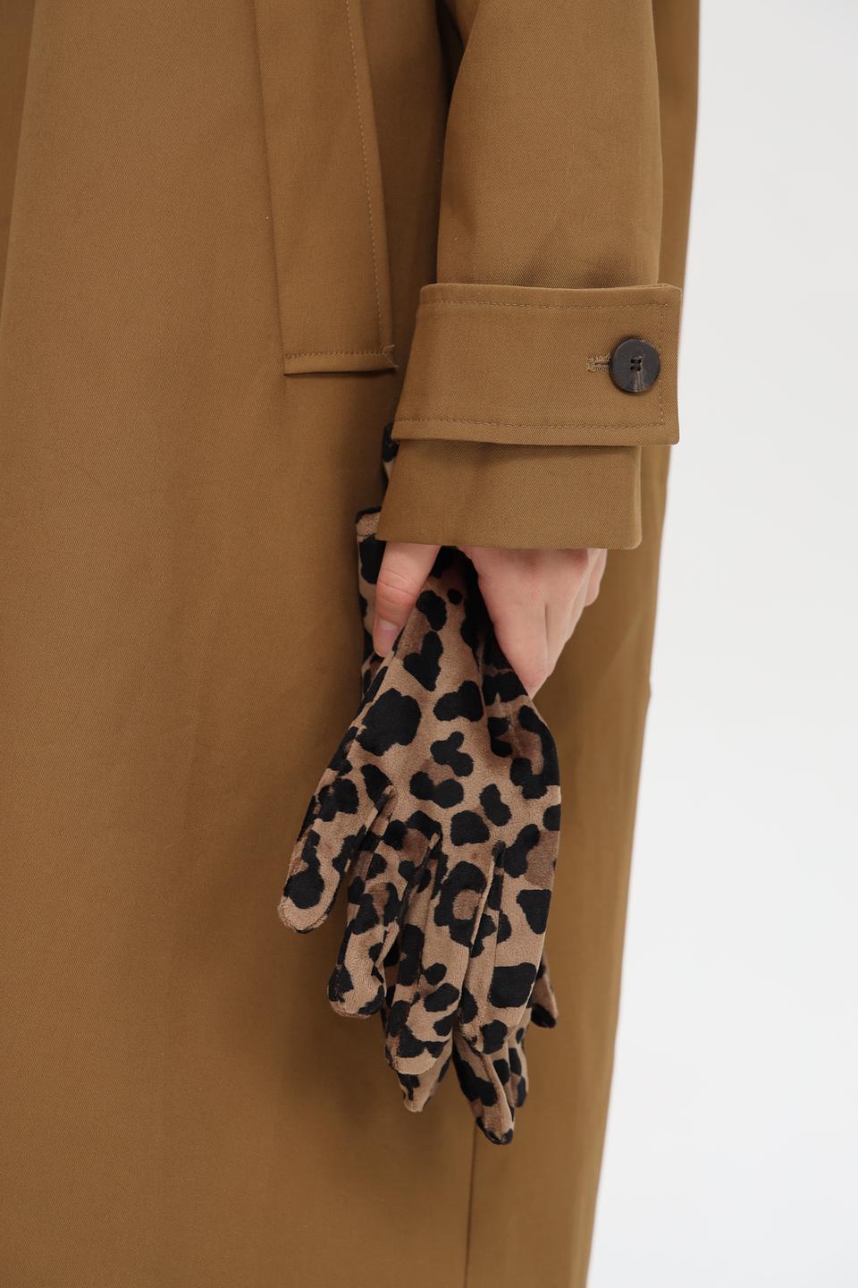 Перчатки Marc Cain леопардовый принт