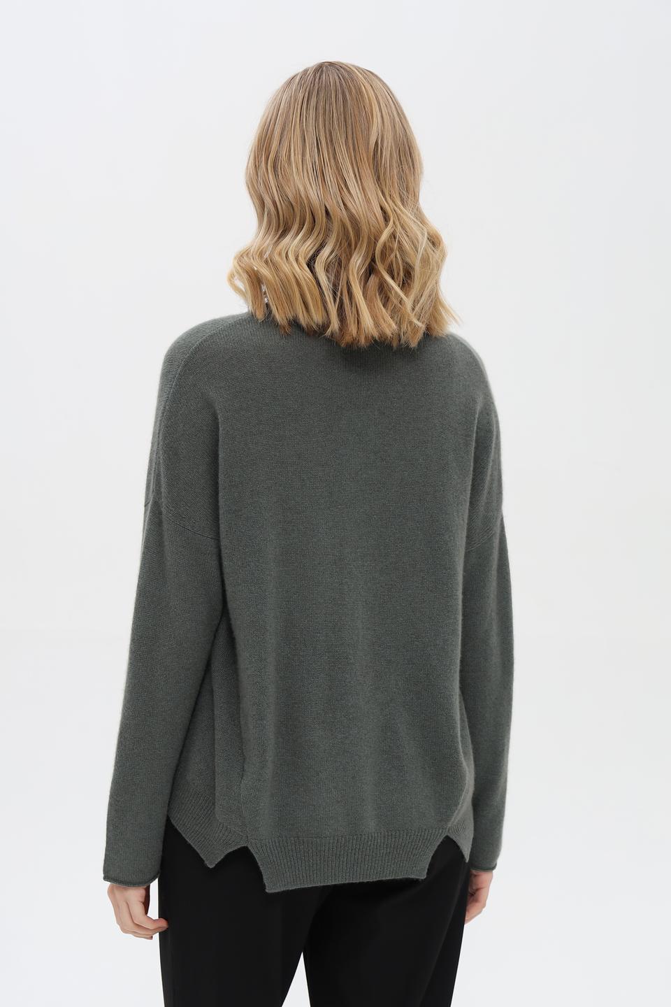 Пуловер Just Valeri оливковый