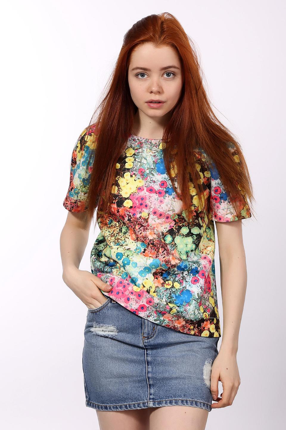 Юбка мини Eleven Paris с рваным краем