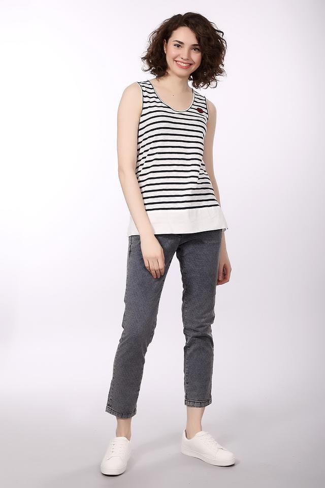 Брюки s.Oliver серые укороченные