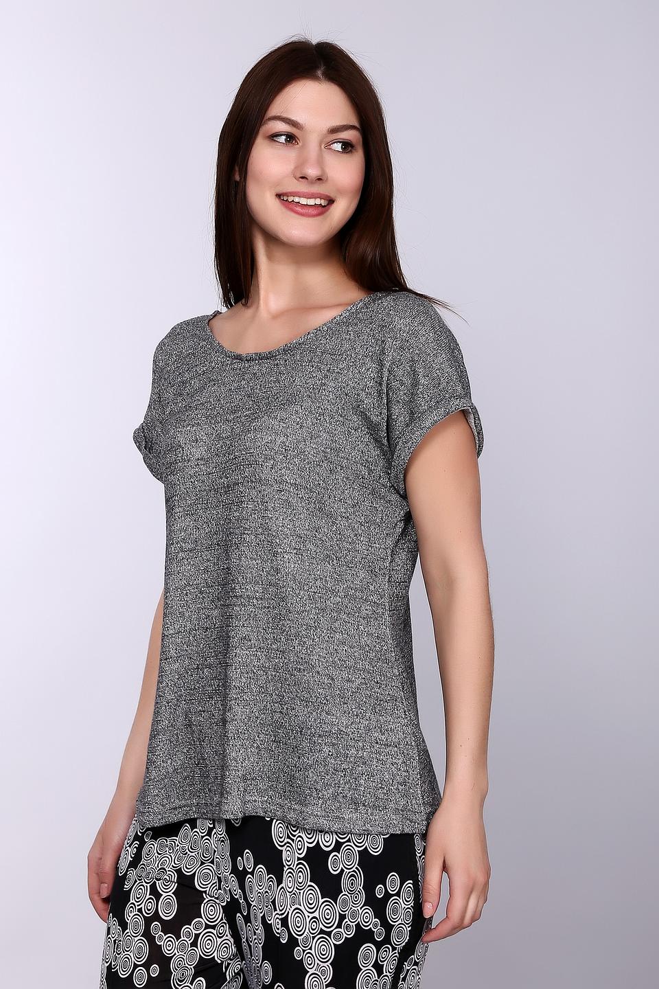 Футболка Just Valeri серая меланж