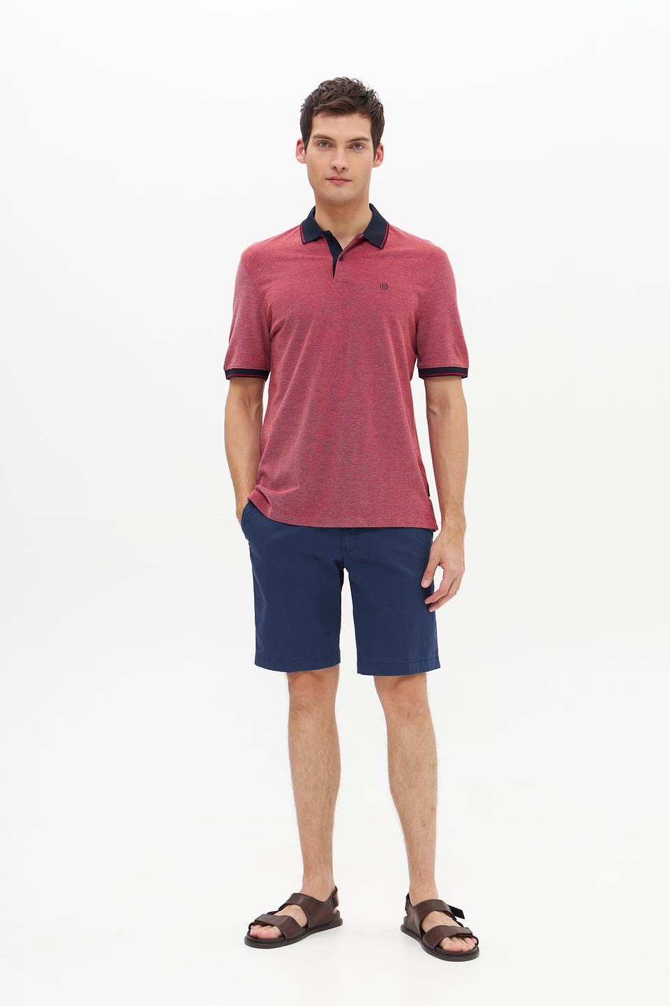 Поло Bugatti с контрастной отделкой