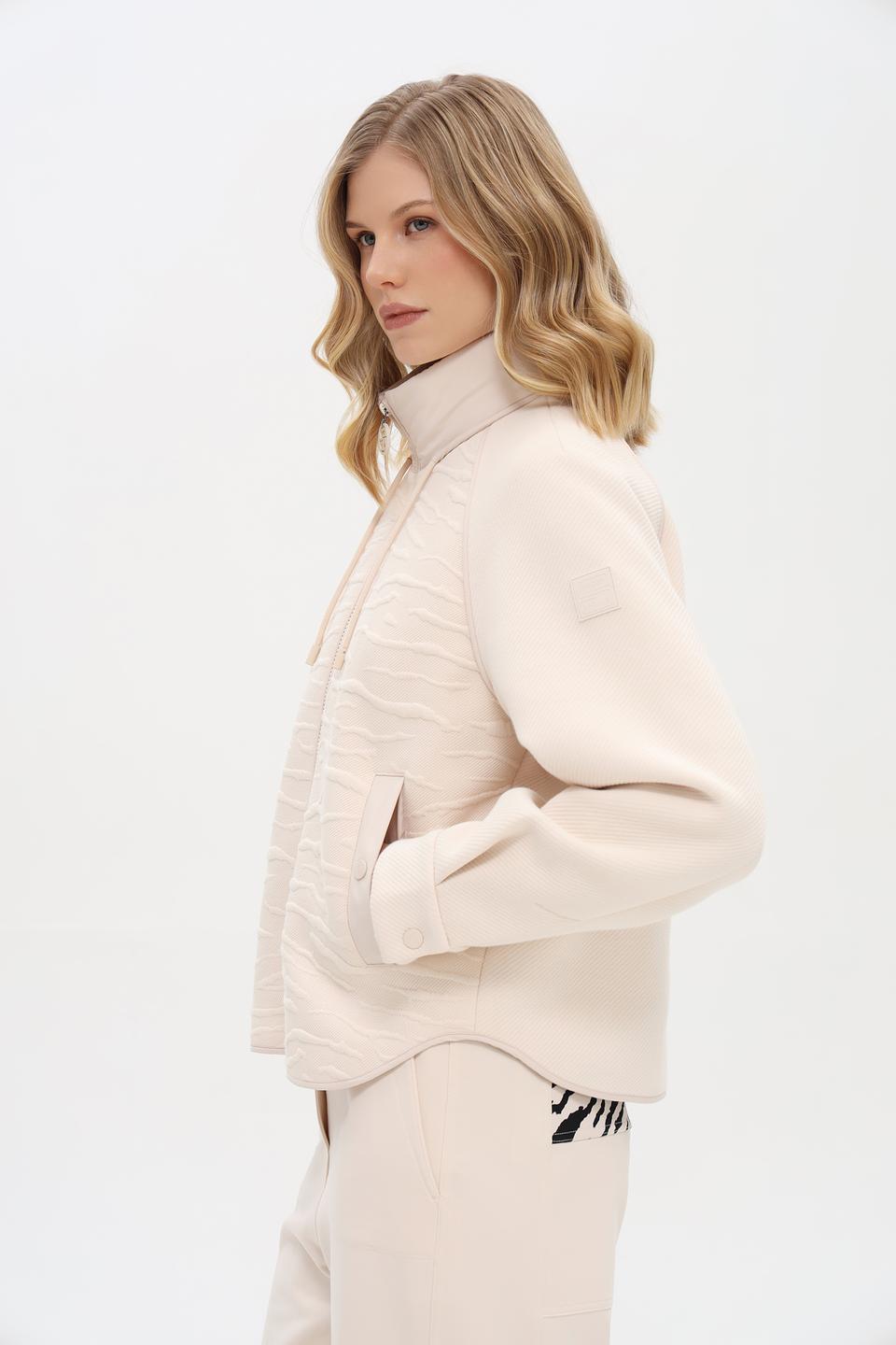 Жакет Marc Cain стеганый бежевый
