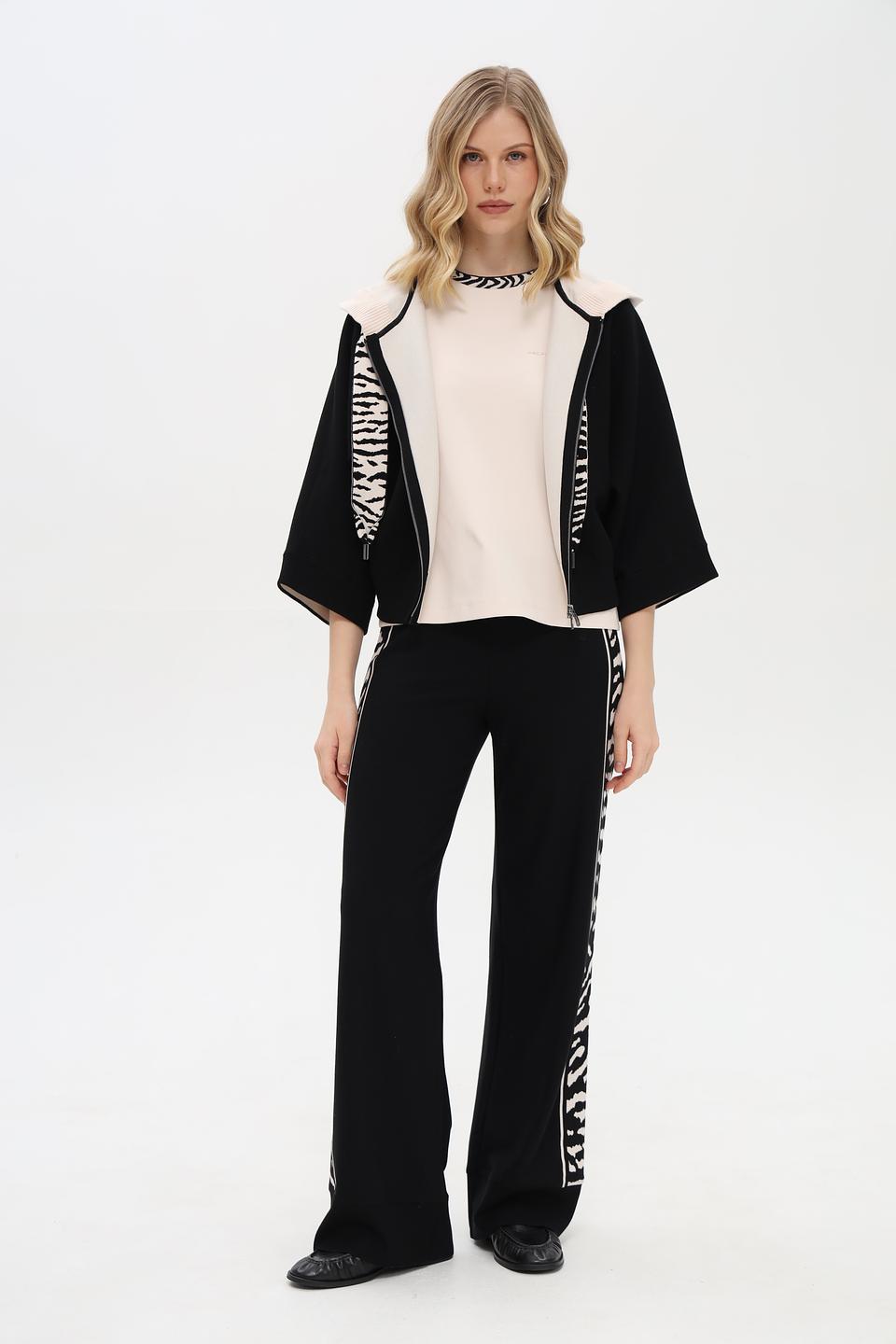 Жакет Marc Cain с зебровым принтом