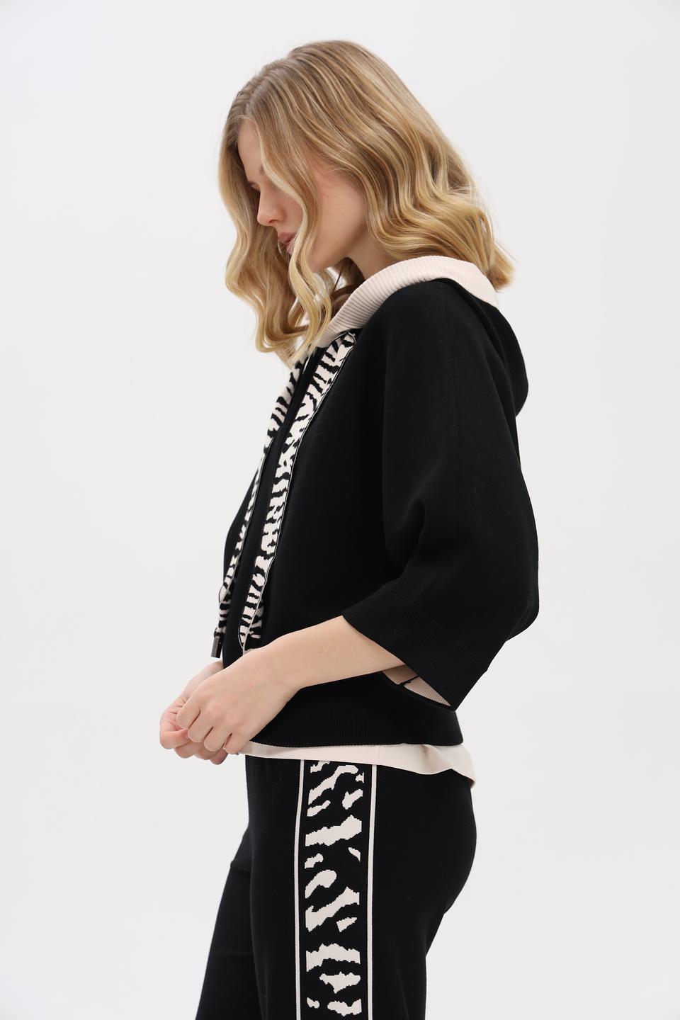 Жакет Marc Cain с зебровым принтом