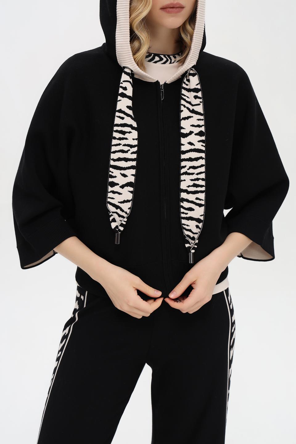 Жакет Marc Cain с зебровым принтом