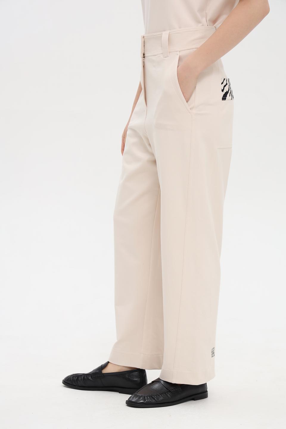Брюки классические Marc Cain бежевые