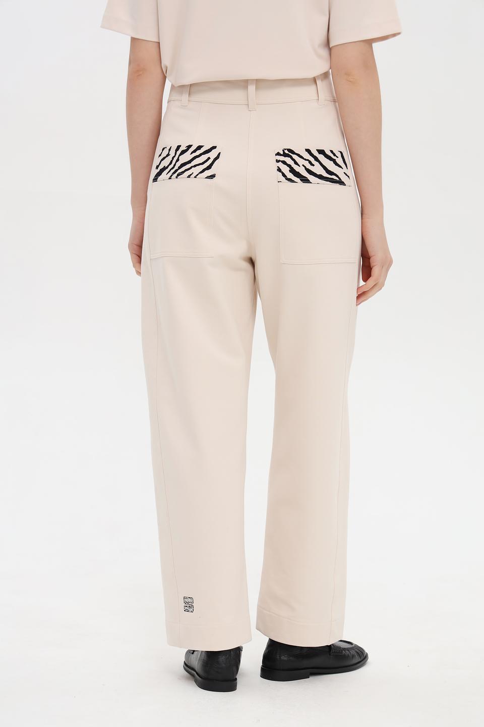 Брюки классические Marc Cain бежевые