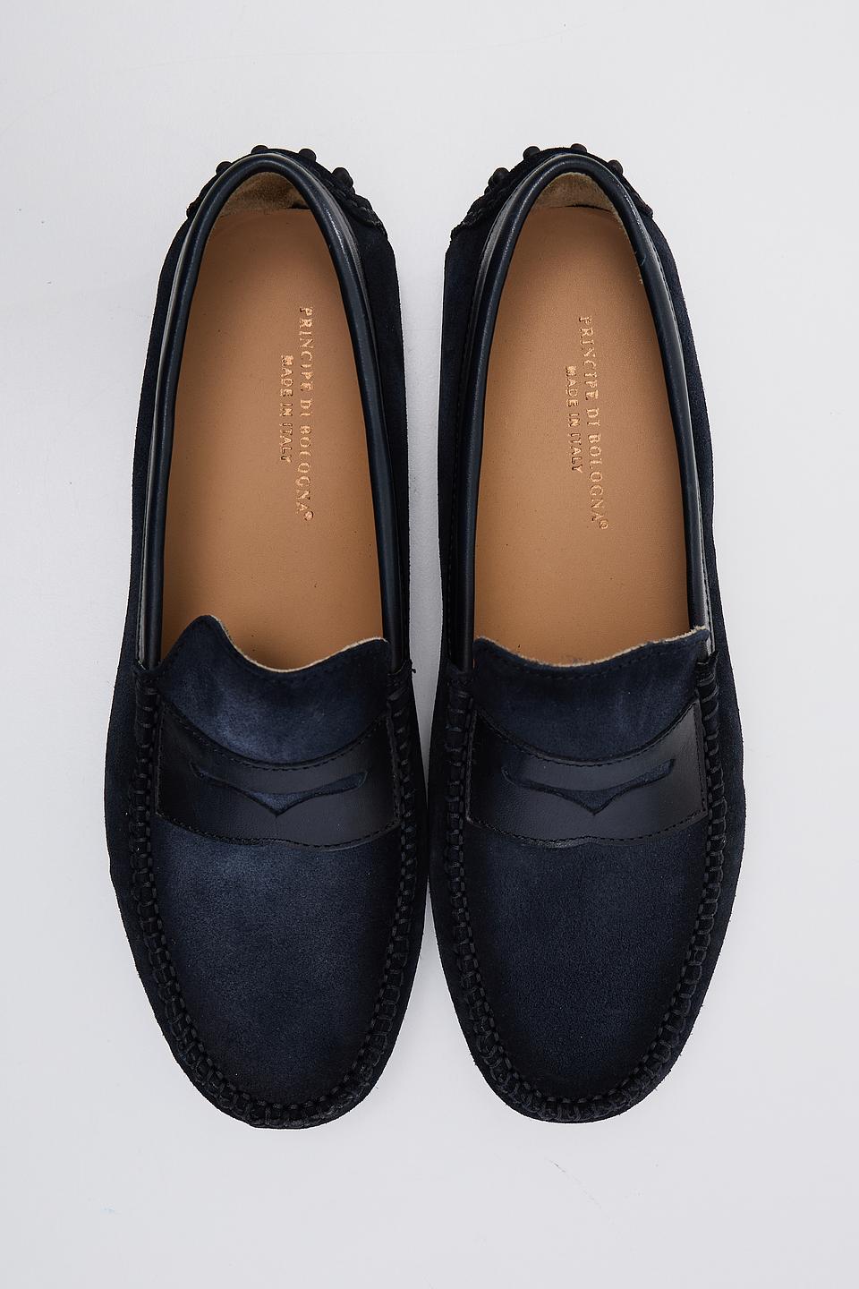 Лоферы Principe Di Bologna синие