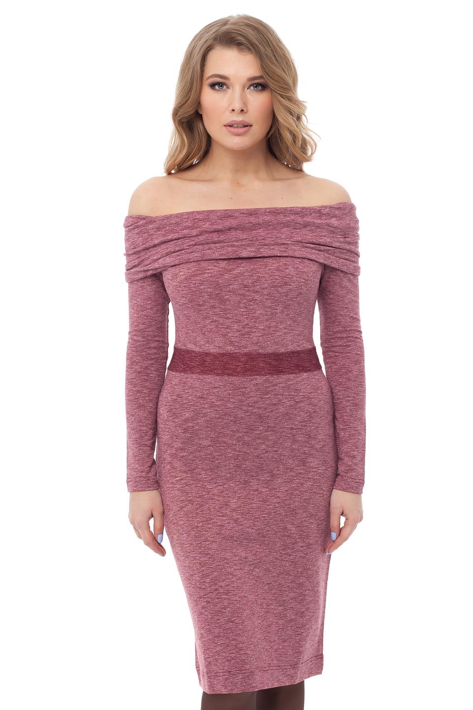 Платье Gloss с открытыми плечами