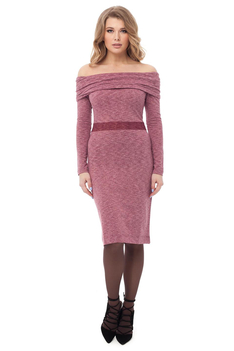 Платье Gloss с открытыми плечами