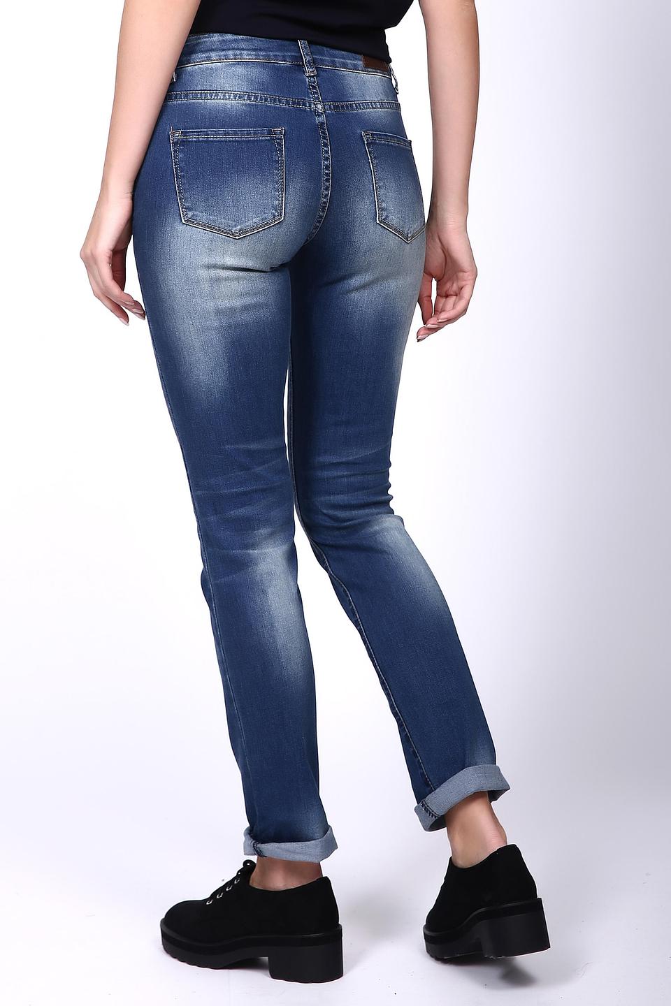 Джинсы Pezzo с потертостями