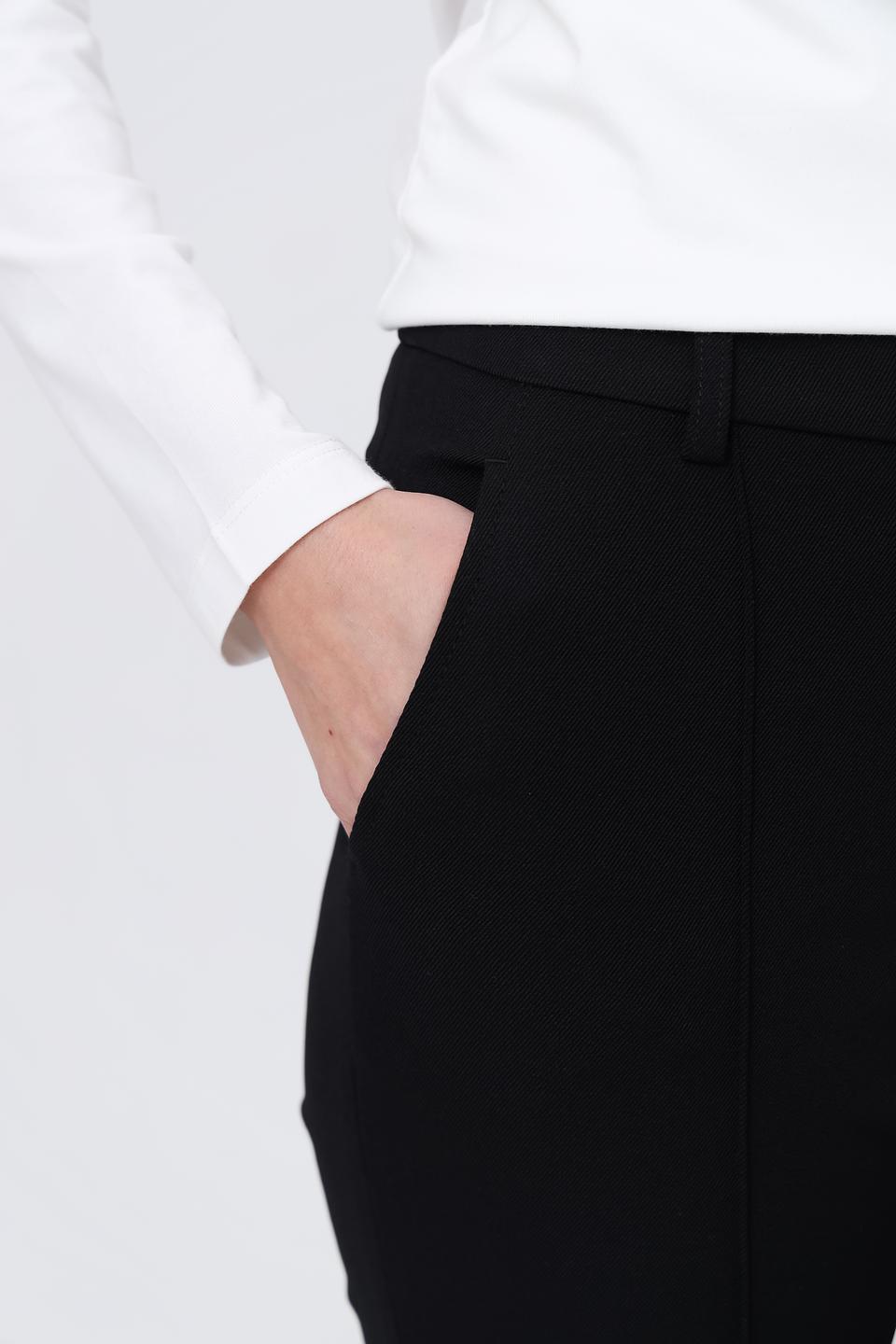 Брюки Lecomte прямые черные