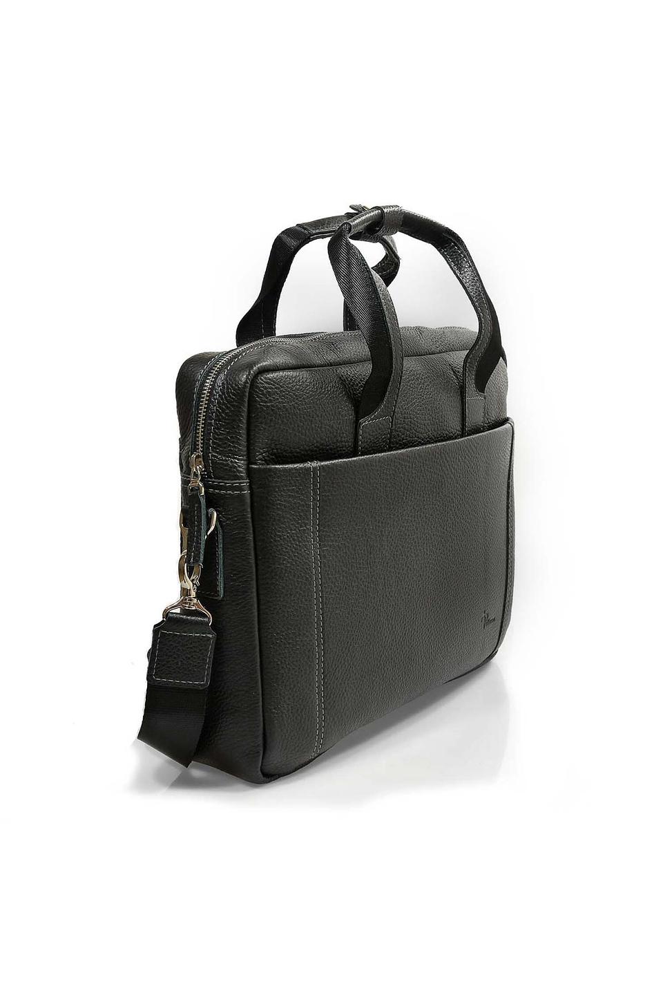 Портфель Pellecon кожаный чёрный